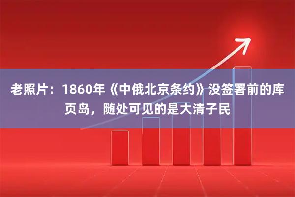 老照片：1860年《中俄北京条约》没签署前的库页岛，随处可见的是大清子民